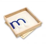 letter formation sand tray