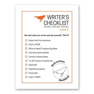 Writer's Checklist: Level 2