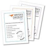 Why the Writer’s Checklist