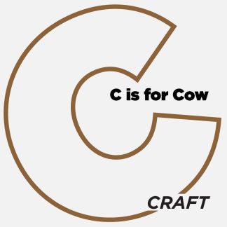 ABCeDarian Crafts: C is for Cow