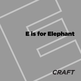 ABCeDarian Crafts: E is for Elephant